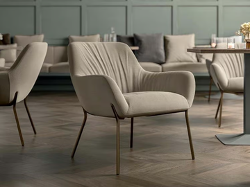 CITY DÉCO - Upholstered easy chair with armrests by Quadrifoglio Group - view 2